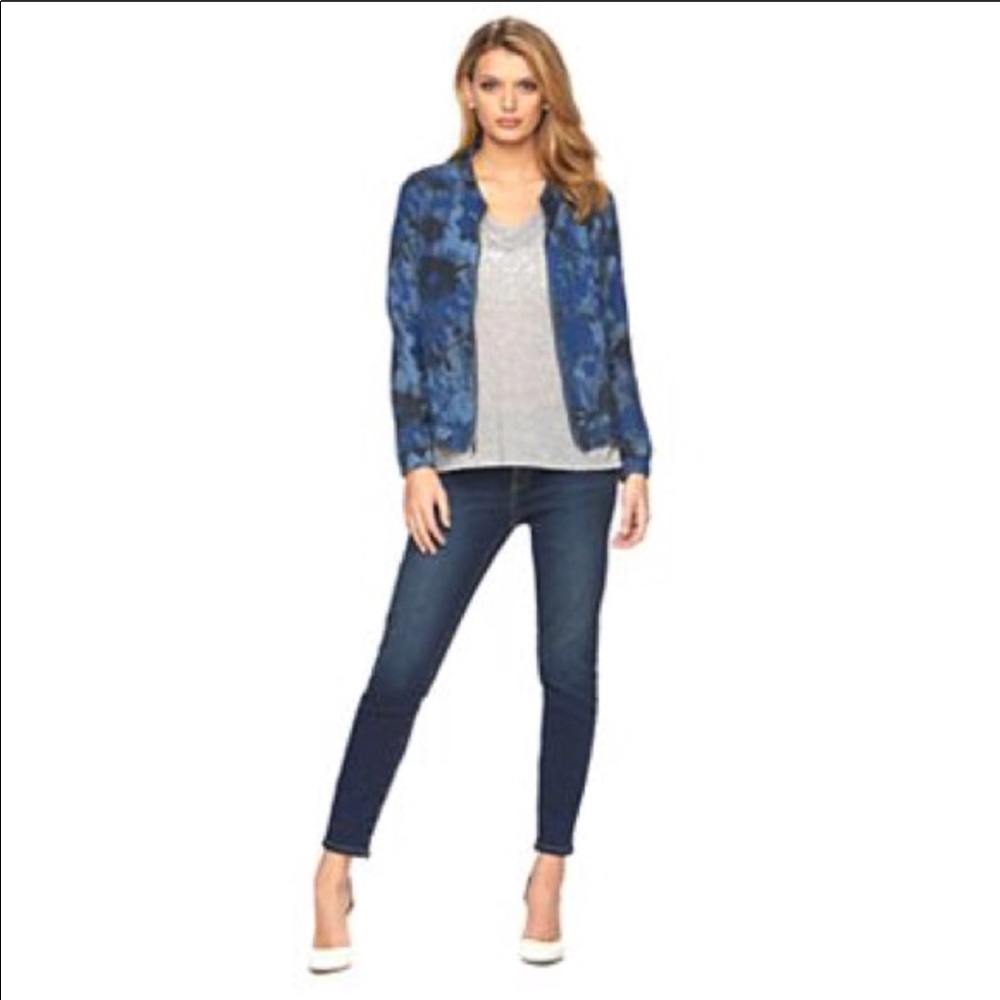 🔥 Juicy Floral Denim Bomber